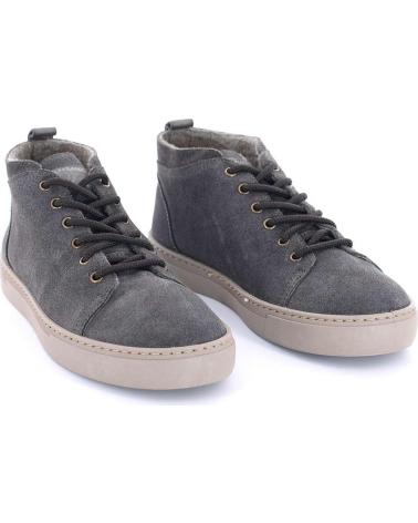 Man Mid boots NATURAL WORLD 6721 ANTRACITA GRIS