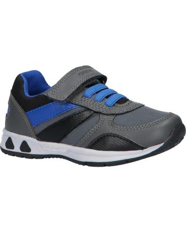 Sapatilhas de Menino GEOX B161RB 054FU B PAVLIS C0071 DR GREY-ROYAL