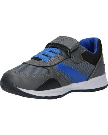Sapatilhas de Menino GEOX B161RB 054FU B PAVLIS C0071 DR GREY-ROYAL