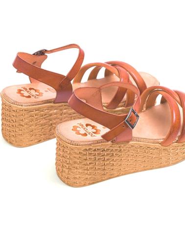 Sandalias de Mujer PORRONET SANDALIA CUNA CUERO