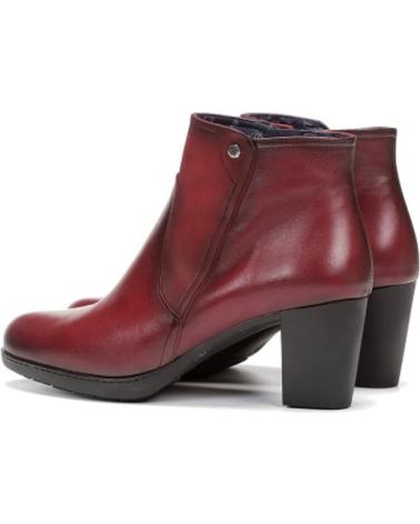 Botines de Mujer DORKING BOTAS EN PIEL BURDEOS CASUAL SUGAR-NOBUK PICOTA-OPERA