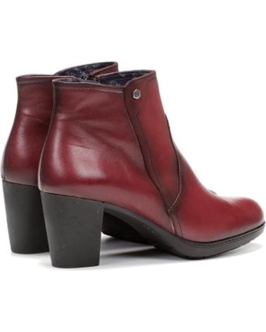 Botines de Mujer DORKING BOTAS EN PIEL BURDEOS CASUAL SUGAR-NOBUK PICOTA-OPERA