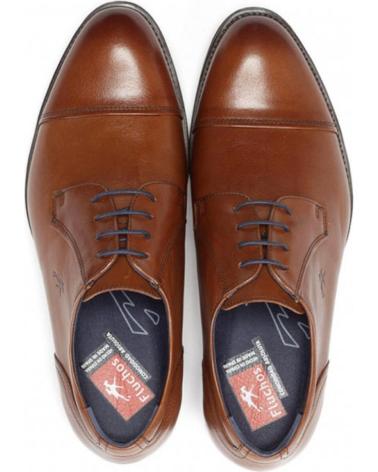 FLUCHOS ZAPATOS DE VESTIR HOMBRE 8412 BLUCHER PALA RECTA MEMORY CUER CUERO