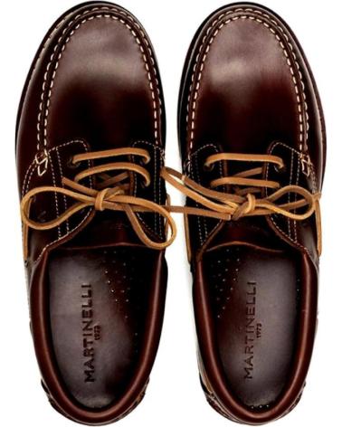 Nauticos für Herren MARTINELLI NAUTICOS EN PIEL MARRON COGNAC-CUERO