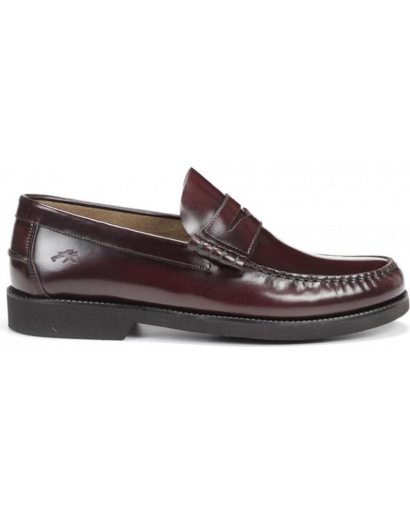 Scarpe per Uomo fluchos ZAPATO MOCASIN STAMFORD BURDEOS ROJO