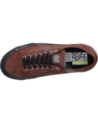 Sapatilhas de Mulher e Homem VANS OFF THE WALL VN0007R2YI51 STYLE 36 DECON VR3 SF MICHAEL FEBRUARY DARK BROWN-BLACK