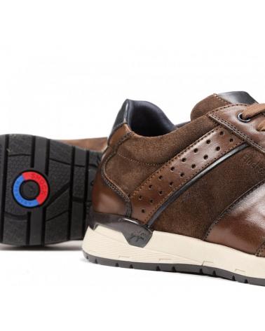 Esportes  de Homem FLUCHOS ZAPATILLA CASUAL CUERO PIEL HABANA CAMELCOM 2