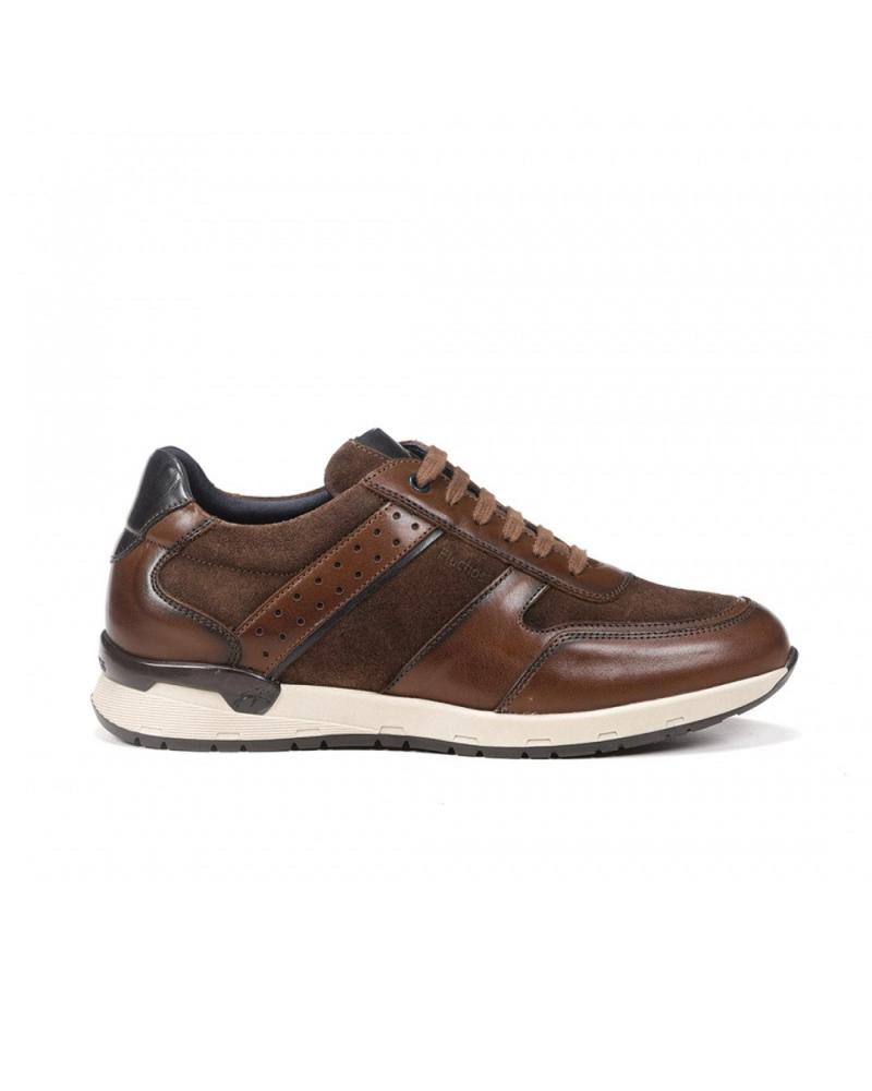 Esportes  de Homem FLUCHOS ZAPATILLA CASUAL CUERO PIEL HABANA CAMELCOM 2
