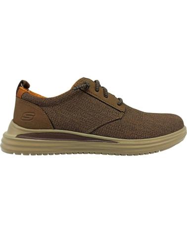 Chaussures-De-Hombre-SKECHERS-ZAPATILLA-GLADWIN-204669-MARRóN