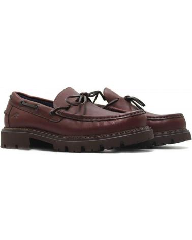 Zapatos de Hombre FLUCHOS ZAPATOS NAUTICOS EN PIEL MARRON YANKEE BRANDYCOM 1