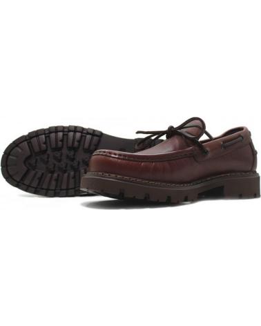 Zapatos de Hombre FLUCHOS ZAPATOS NAUTICOS EN PIEL MARRON YANKEE BRANDYCOM 1