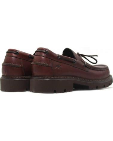 Zapatos de Hombre FLUCHOS ZAPATOS NAUTICOS EN PIEL MARRON YANKEE BRANDYCOM 1