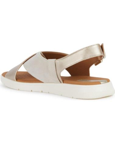 Sandálias de Mulher GEOX SANDALIA CRUZADA MUJER DE C2L5V LT GOLD- LT SA