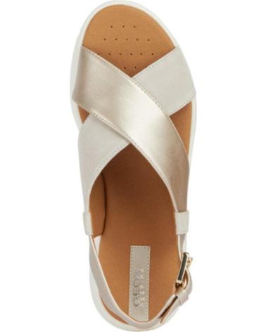 Sandálias de Mulher GEOX SANDALIA CRUZADA MUJER DE C2L5V LT GOLD- LT SA
