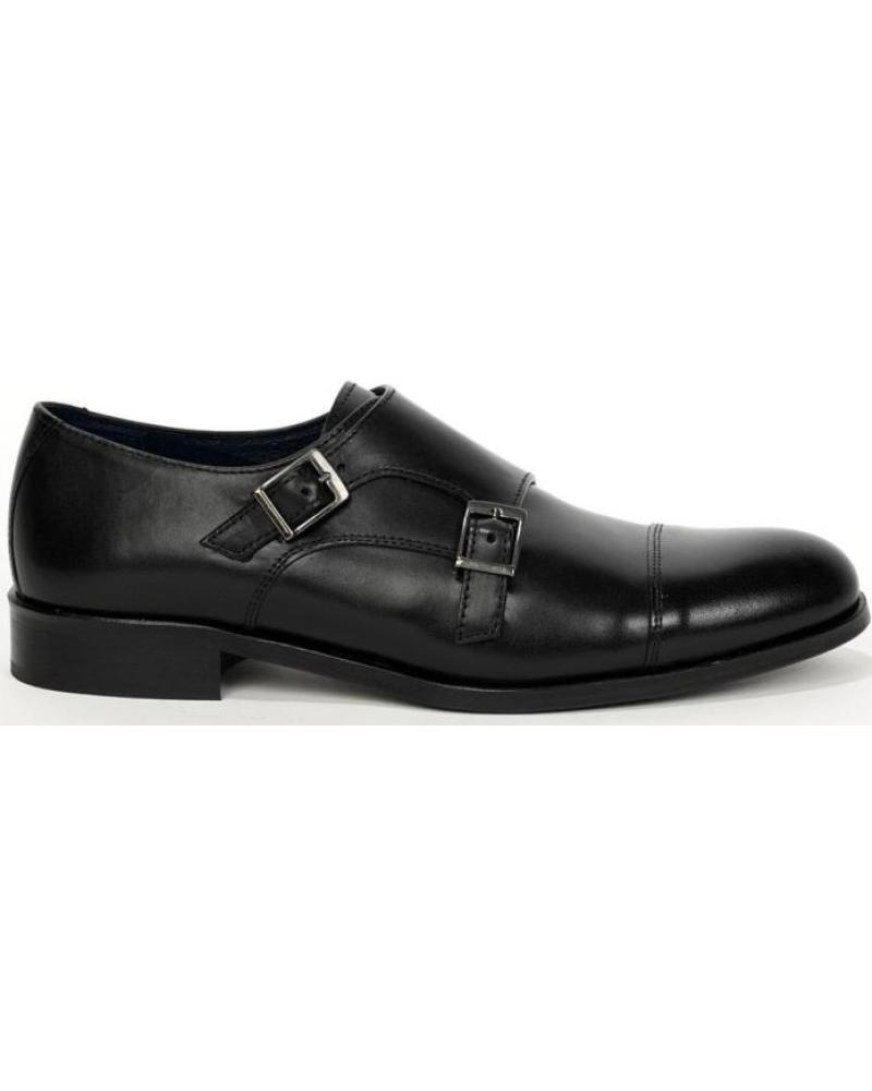 Zapatos de Hombre TOLINO - ZAPATO MONKSTRAP 2 HEBILLAS A8082 NEGRO