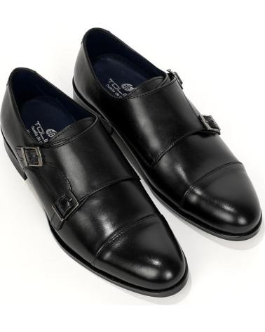 Zapatos de Hombre TOLINO - ZAPATO MONKSTRAP 2 HEBILLAS A8082 NEGRO