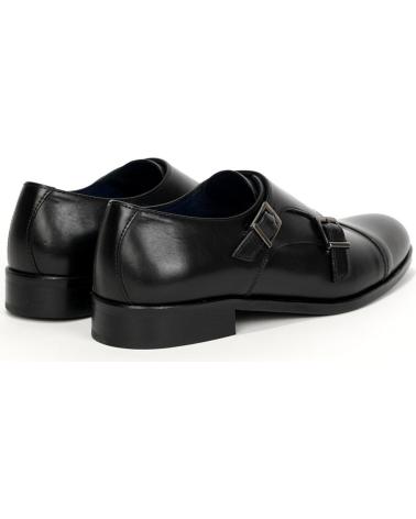 Zapatos de Hombre TOLINO - ZAPATO MONKSTRAP 2 HEBILLAS A8082 NEGRO