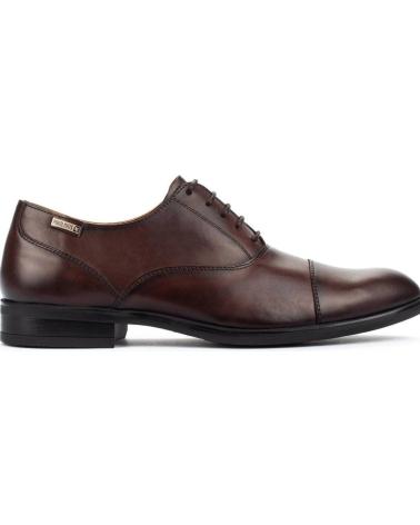Sapatos de Homem PIKOLINOS ZAPATO MARRON DE CORDONERAS OLMO