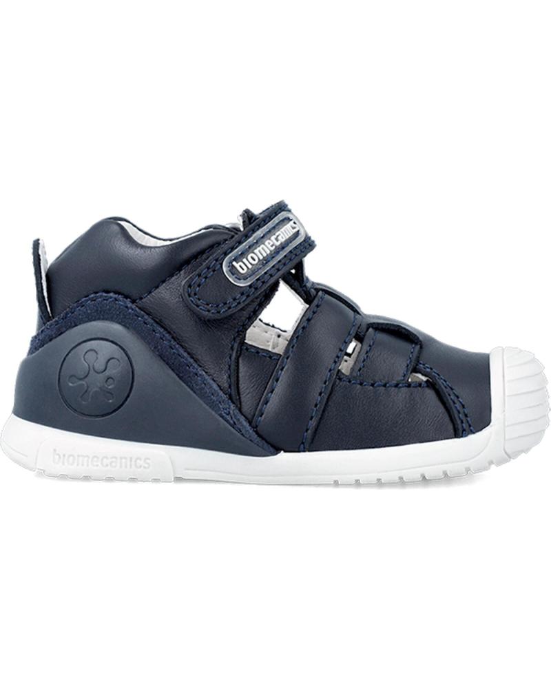 Sandalen für Junge BIOMECANICS SANDALIAS PRIMEROS PASOS PIEL 222140 AZULMARINO