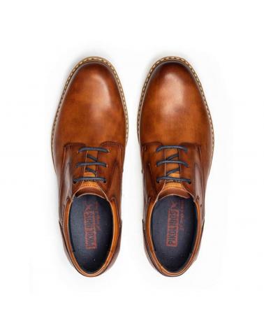 Zapatos de Hombre PIKOLINOS ZAPATOS CUERO CASUAL BRANDY