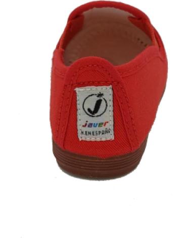 Sneaker für Damen JAVER LONA KUNG-FU UNISEX ROJO
