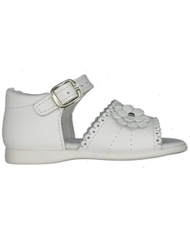 Sandalias de Niña HURAN SANDALIA PIEL NINA BLANCO