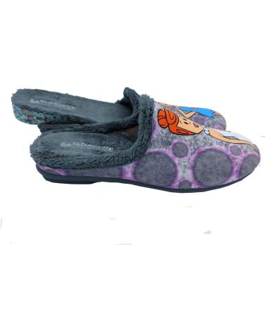 Calzado de casa de Mujer y Niña VULCA-BICHA ZAPATILLA CASA PICAPIEDRA MORADO