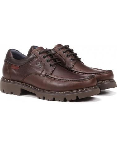 Zapatillas deporte für Herren fluchos DOUGLAS F1320 ZAPATO CORDONES DE PIEL PARA HOMBRE B BRANDY