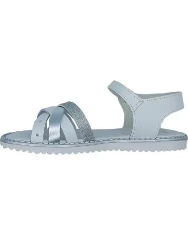 Sandales pour Fille HURAN SANDALIA NINA PIEL BLANCO
