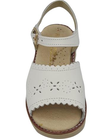 Sandalias de Niña  SANDALIA PIEL NINA BLANCO