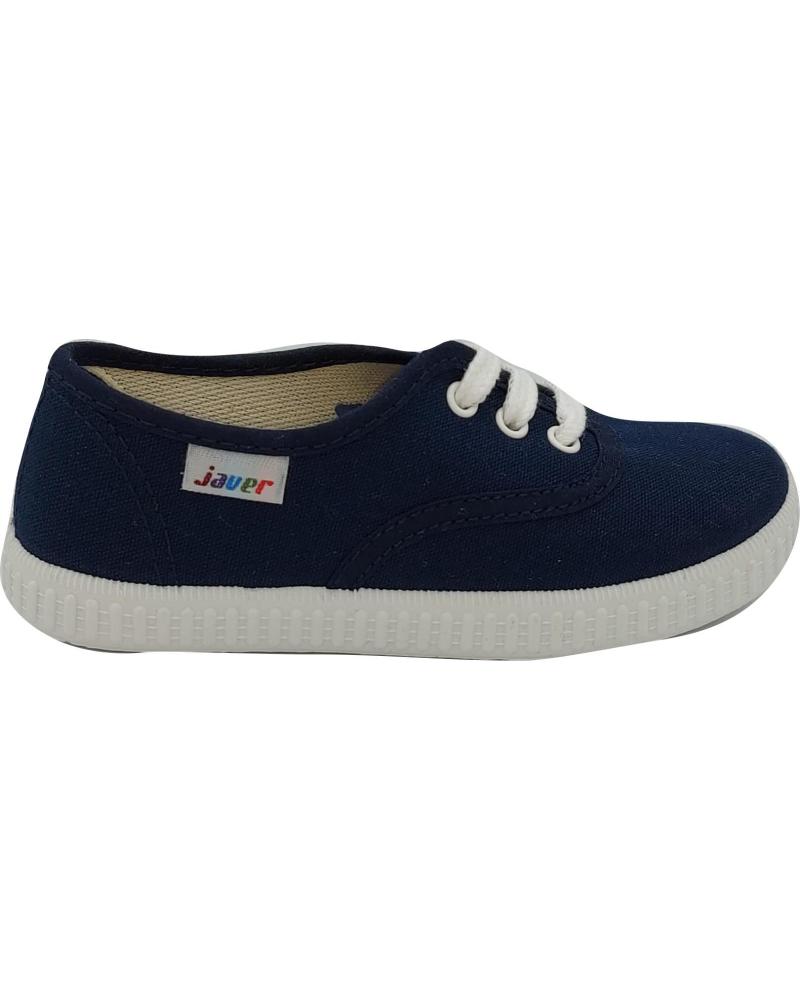Sneaker für Damen und Mädchen und Junge JAVER ZAPATILLA LONA CORDON MARINO