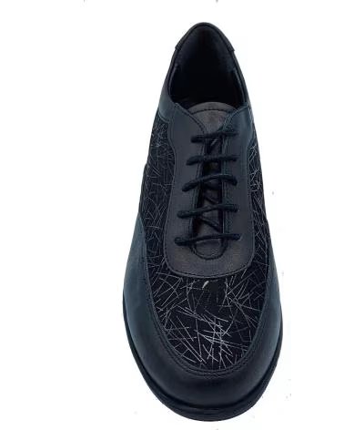 Woman shoes  ZAPATO PIEL CORDONES NEGRO