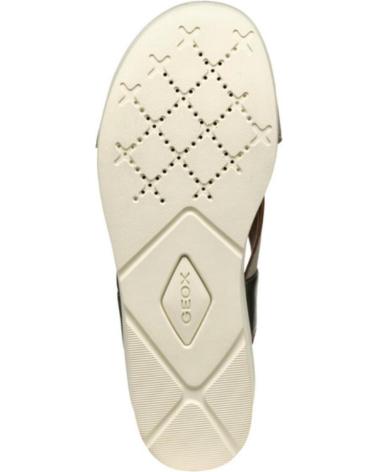 Sandales pour Femme GEOX SANDALIA DE TIRAS CRUZADAS CON CUNA MEDIA C3016 PERL-SAGE
