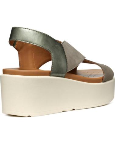 Sandales pour Femme GEOX SANDALIA DE TIRAS CRUZADAS CON CUNA MEDIA C3016 PERL-SAGE