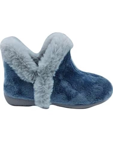 Woman House slipers  ZAPATILLA ABOTINADA AZUL