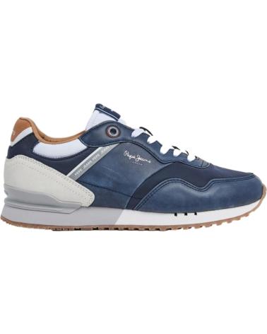 Zapatillas deporte de Hombre PEPE JEANS ZAPATILLA LONDON COURT PMS40002 AZUL