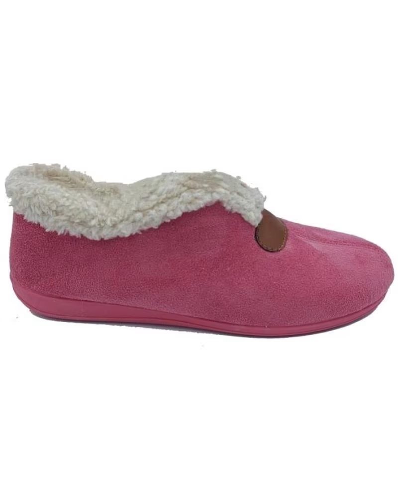Hausschuhe für Damen  ZAPATILLA CERRADA BORREGO ROSA