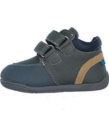 Zapatos de Niño BUBBLE BOBBLE BOTITA PIEL NINO GRIS