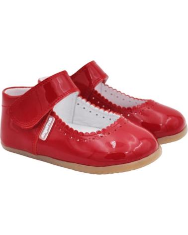 Zapatos de Niña ANGELITOS PEPITO PIEL RESPETUOSO 541 ROJO