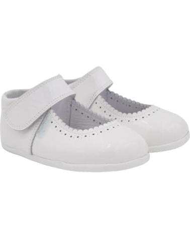 Zapatos de Niña ANGELITOS PEPITO PIEL RESPETUOSO 541 BLANCO