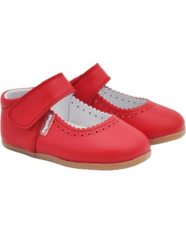 Zapatos de Niña ANGELITOS PEPITO PIEL RESPETUOSO 540 ROJO