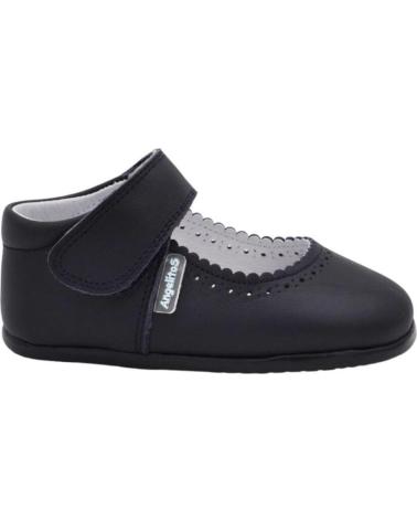 Zapatos de Niña ANGELITOS PEPITO PIEL RESPETUOSO 540 MARINO