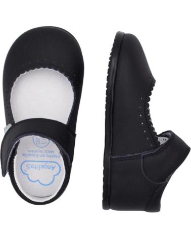 Zapatos de Niña ANGELITOS PEPITO PIEL RESPETUOSO 540 MARINO