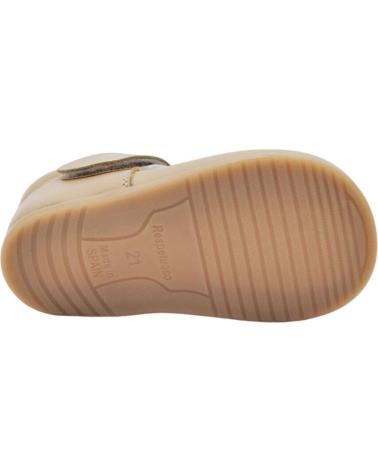 Zapatos de Niña ANGELITOS PEPITO PIEL RESPETUOSO 540 CAMEL