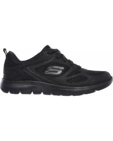 SKECHERS SUMMITS-SUITED 12982-BBK SCHWARZE SNEAKER NEGRO