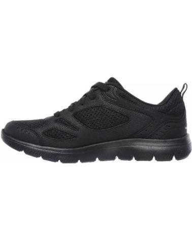 SKECHERS BASKETS SUMMITS-SUITED 12982-BBK NOIRES NEGRO