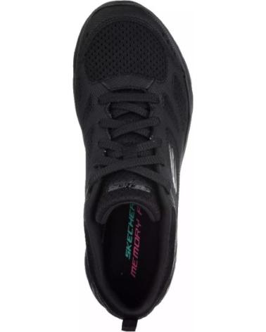 SKECHERS BASKETS SUMMITS-SUITED 12982-BBK NOIRES NEGRO