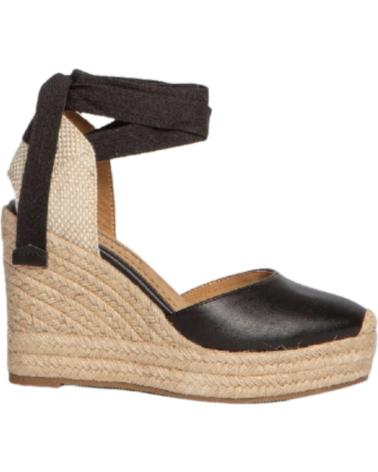 Sandalias de Mujer CORINA CUNA DE ESPARTO DE LA MARCA PARA MUJER M4297 COLOR N NEGRO