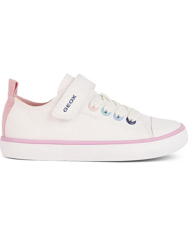 Esportes--De-Niña-GEOX-DEPORTIVA-J-GISLI-J454NA-CASUAL-SPORT-WHITE