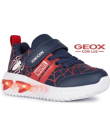 Esportes  de Menino GEOX DEPORTIVA ASSISTER MARVEL J45DZD NAVYRED